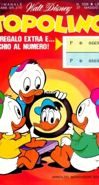 Topolino 1226 - Mondadori 1979 - Italian