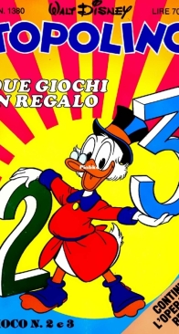 Topolino 1380 - Mondadori 1982 - Italian