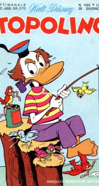 Topolino 1022 - Mondadori 1975 - Italian