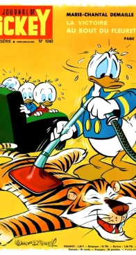 Le Journal de Mickey 1040 - Hachette 1972 - French