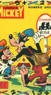 Le Journal de Mickey 0436 - Hachette 1960 - French