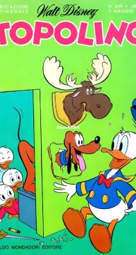 Topolino 0649 - Mondadori 1968 - Italian