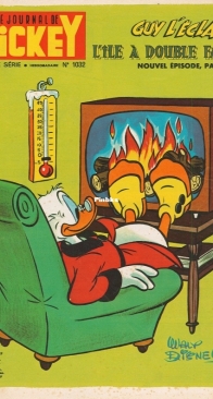 Le Journal de Mickey 1032 - Hachette 1972 - French