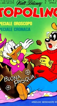 Topolino 1271 - Mondadori 1980 - Italian