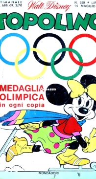 Topolino 0859 - Mondadori 1972 - Italian
