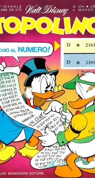 Topolino 1214 - Mondadori 1979 - Italian